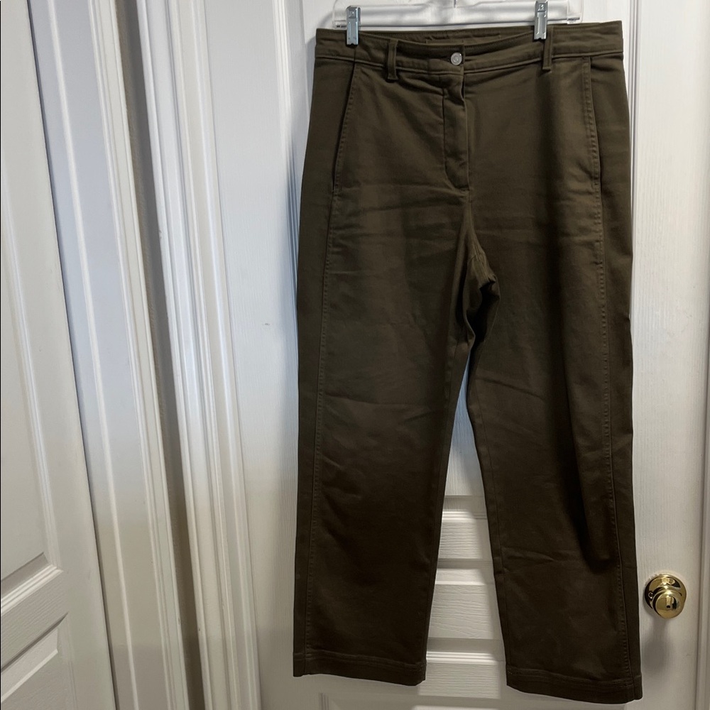 Banana Republic Wide Leg Pants - Olive